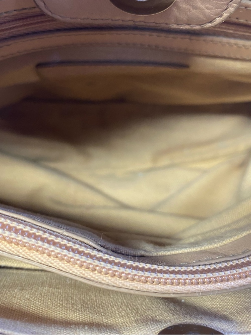 Fossil Woven Leather Crossbody Bag in Tan, Brown & Burgundy w/ Key Charm - Picture 10 of 14